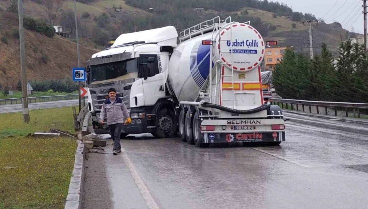 Samsun’da tanker ile otomobilin çarptığı kazada 1 kişi yakalandı