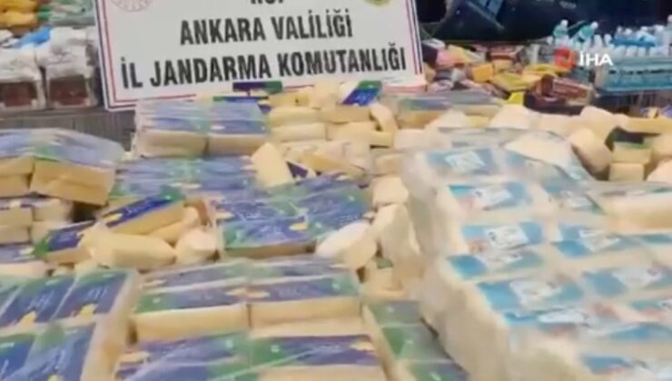 Ankara’da yaklaşık 9 ton gıda ürünü imha edildi