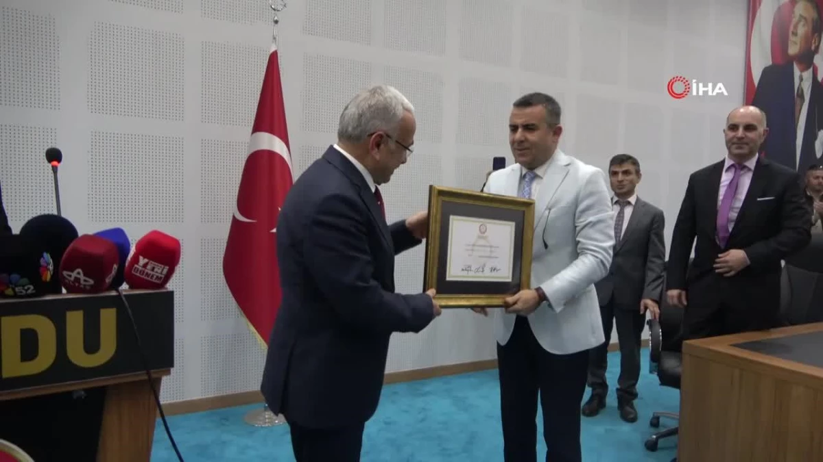 Başkan Güler, mazbatasını aldı