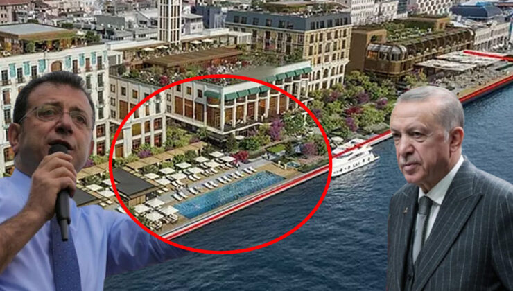 İmamoğlu mu Erdoğan mı halk mı zenginler mi… İstanbul’daki lüks havuz sembol oldu