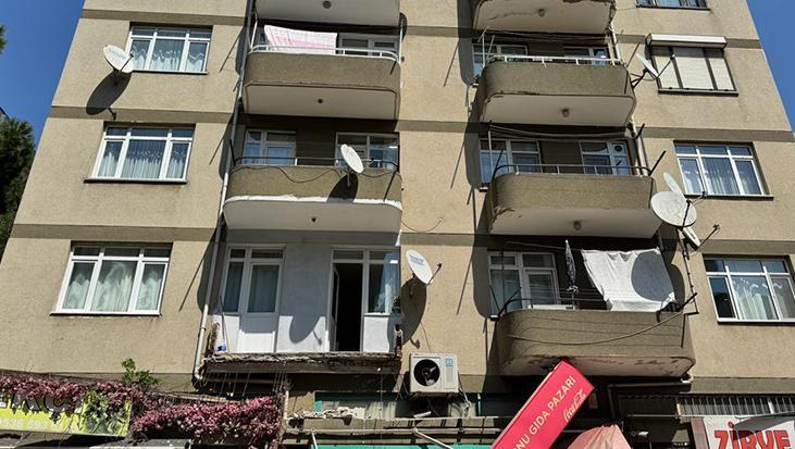 İstanbul’da balkon çöktü: 1 yaralı