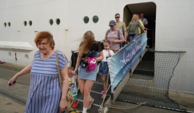 Rus turistler 3 ay aranın ardından tekrar Samsun’a geldi