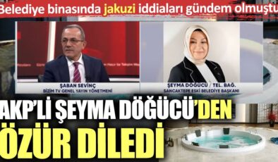 Şaban Sevinç canlı yayında AKP’li Şeyma Döğücü’den özür diledi