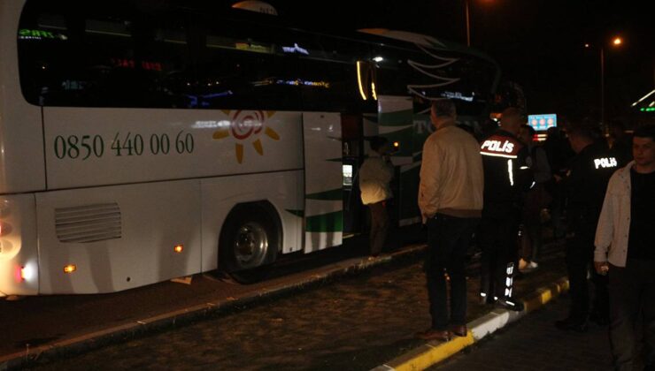 Şehirlerarası otobüste rehine krizi: Polis operasyon düzenledi, gözaltına alındı!