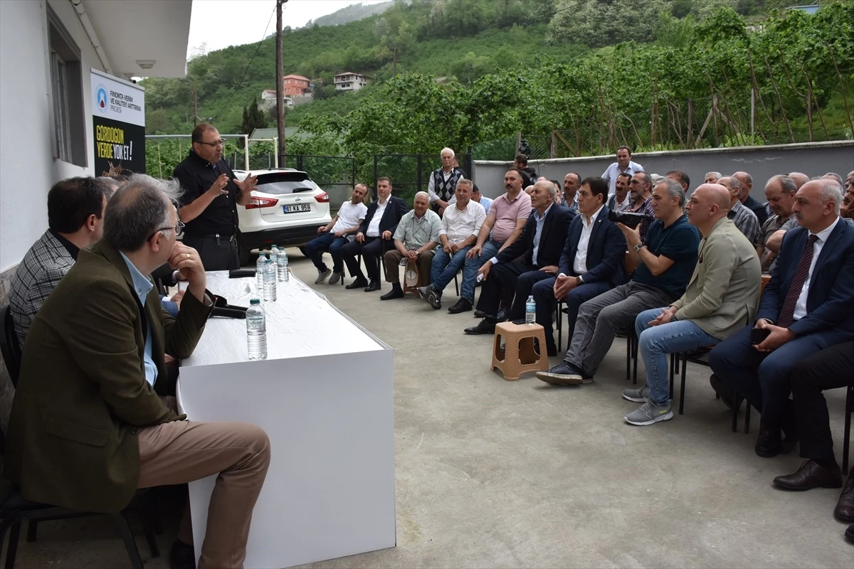 Trabzon’da Fındık Hastalıklarıyla Mücadele Toplantısı Yapıldı