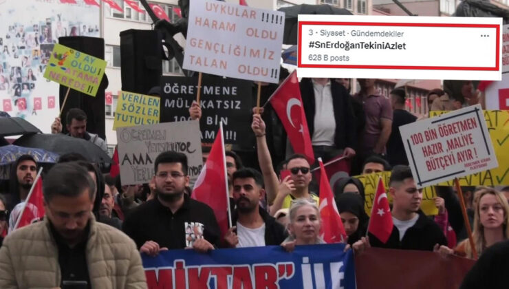 Atanamayan öğretmenlerin tepkisi dinmiyor… Erdoğan’a seslendiler: “Yusuf Tekin’i azlet”