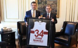 Galatasaray Başkanı Dursun Özbek, İBB Başkanı Ekrem İmamoğlu’nu ziyaret etti