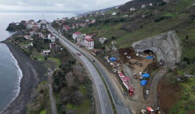 Trabzon’da çalışmalar sürüyor: İlçeler birbirine tünelle bağlanacak