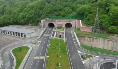 Yeni Zigana Tüneli’nden bir yılda 1 milyon 770 bin araç geçti