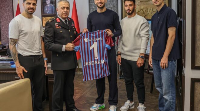 Trabzonspor, Jandarma Teşkilatının 186. kuruluş yıl dönümü kutladı