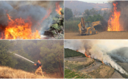 Manisa’daki orman yangınları 4. gününde: 3 ilçede alevlerle mücadele devam ediyor