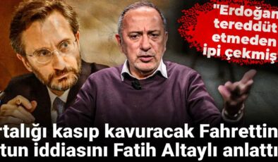 Ortalığı kasıp kavuracak Fahrettin Altun iddiasını Fatih Altaylı anlattı: Erdoğan tereddüt etmeden ipi çekmiş