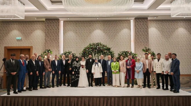 Büşra ve Behlül çifti unutulmaz bir nikah töreniyle dünyaevine girdi!